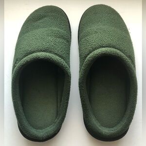 L.L. Bean Green Slippers